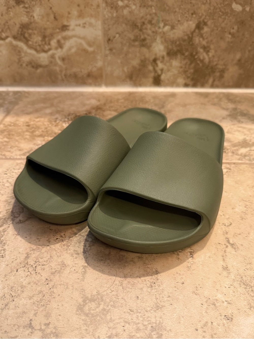 Archies Slides-olive green